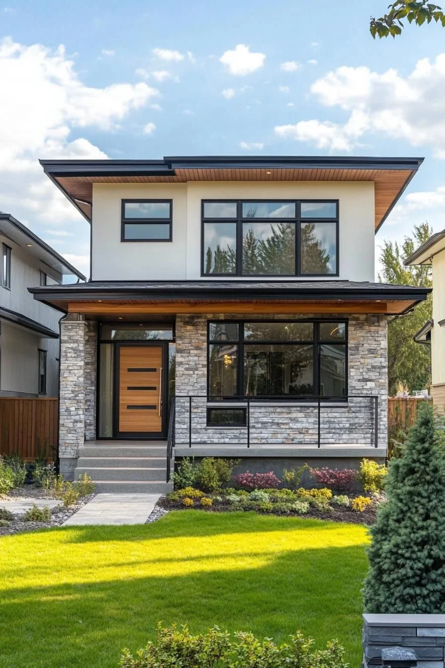 Stone Facade with Modern Character