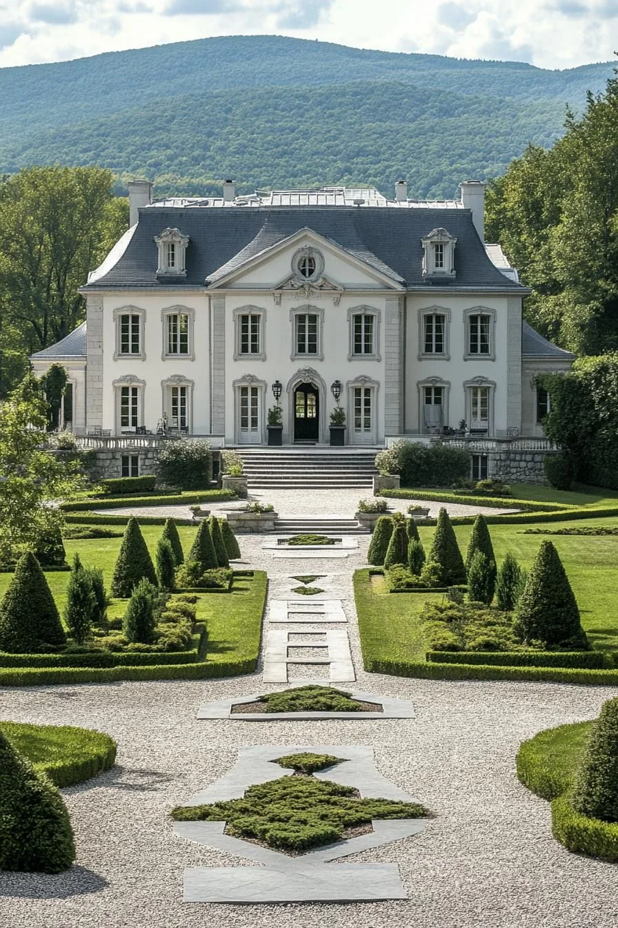 Elegant Manor Set Among Green Hills
