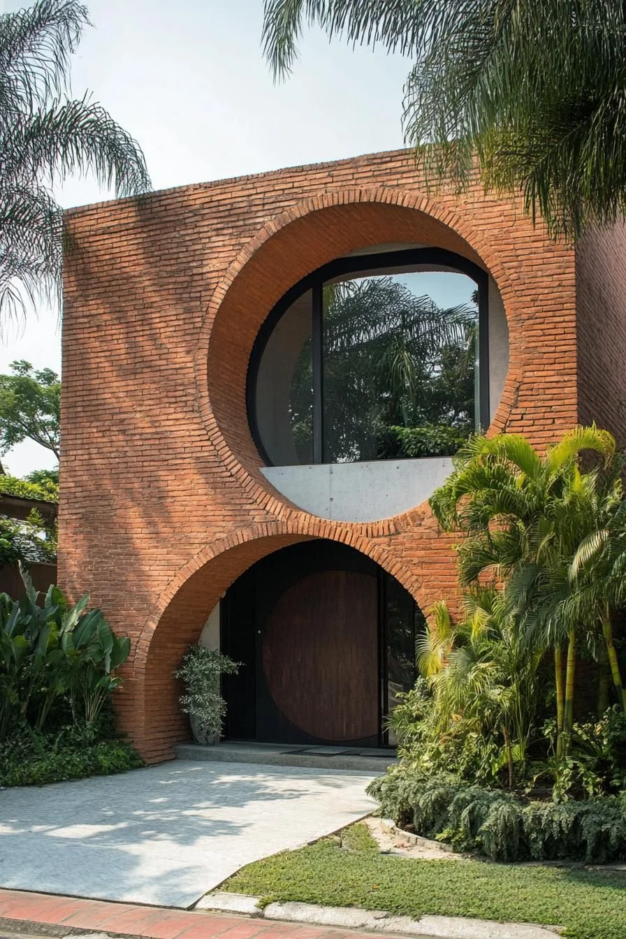 Round Windows, Bold Brick Arches