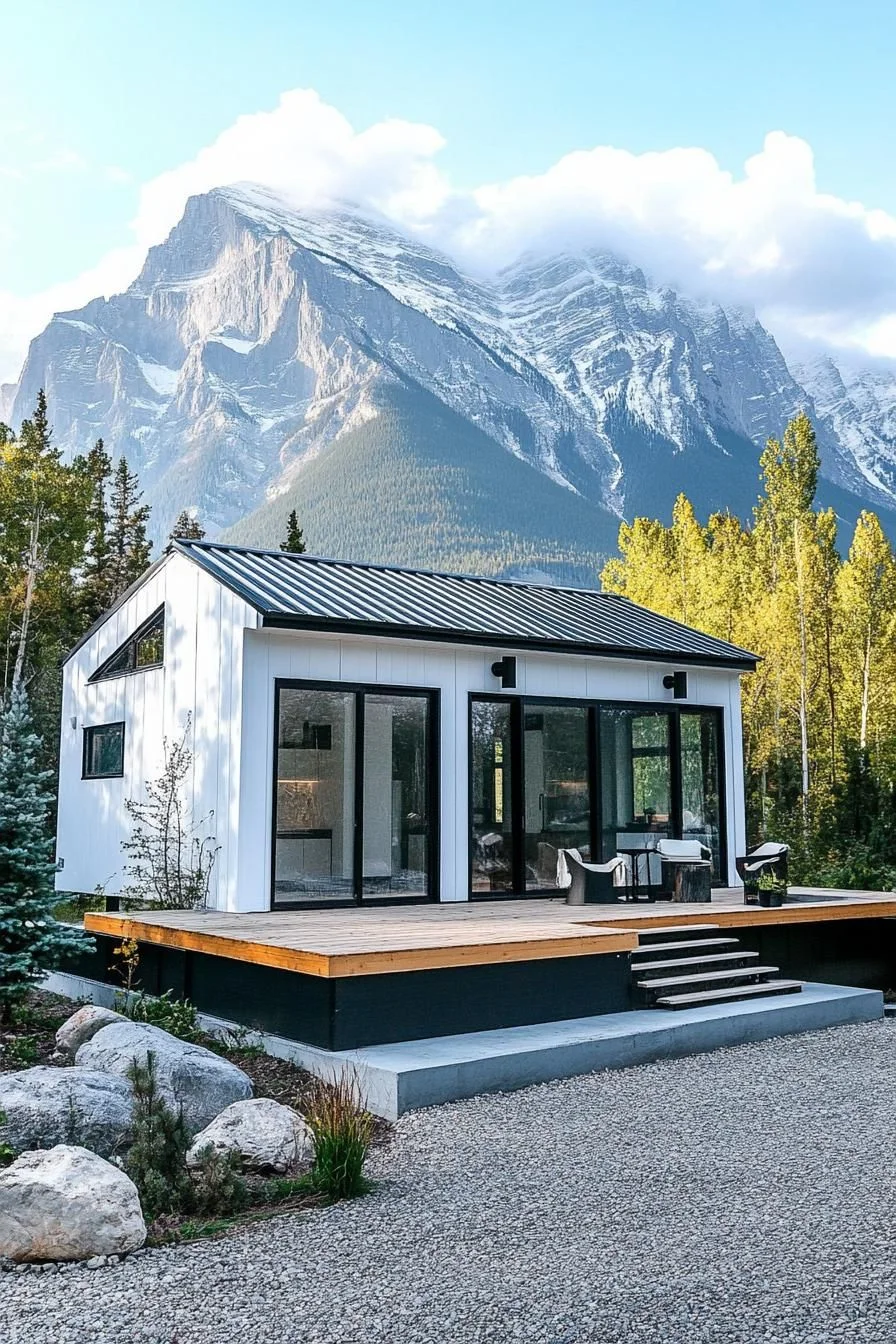 A Tiny Metal Home in the Mountains