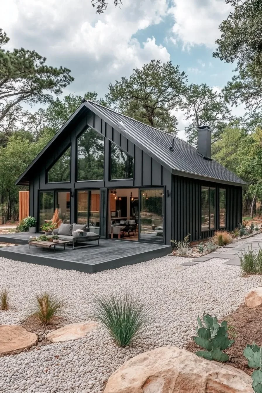 A Glass-Filled Modern Metal Escape