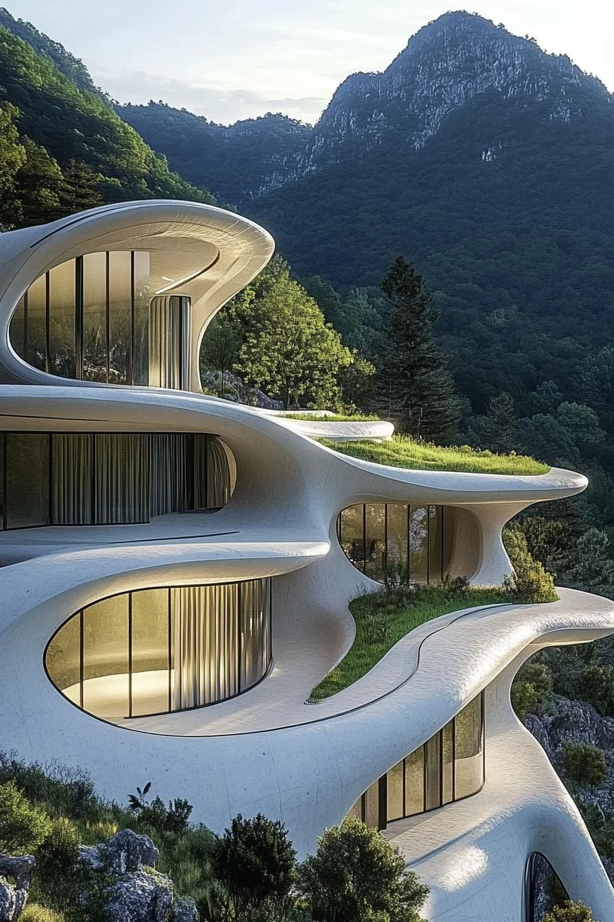 An Undulating Utopia on a Hillside