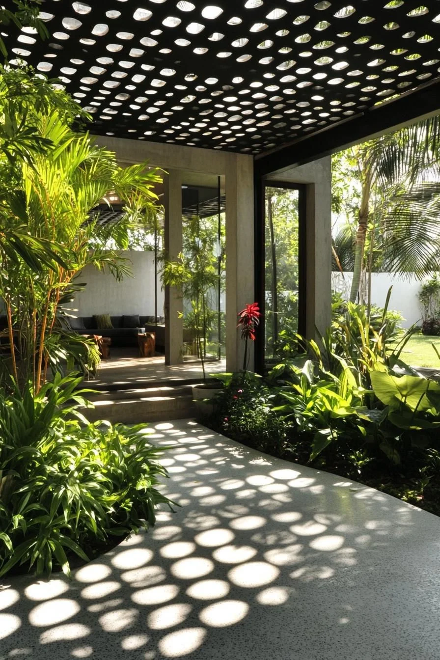 45) A Terrace Defined by Bold Texture