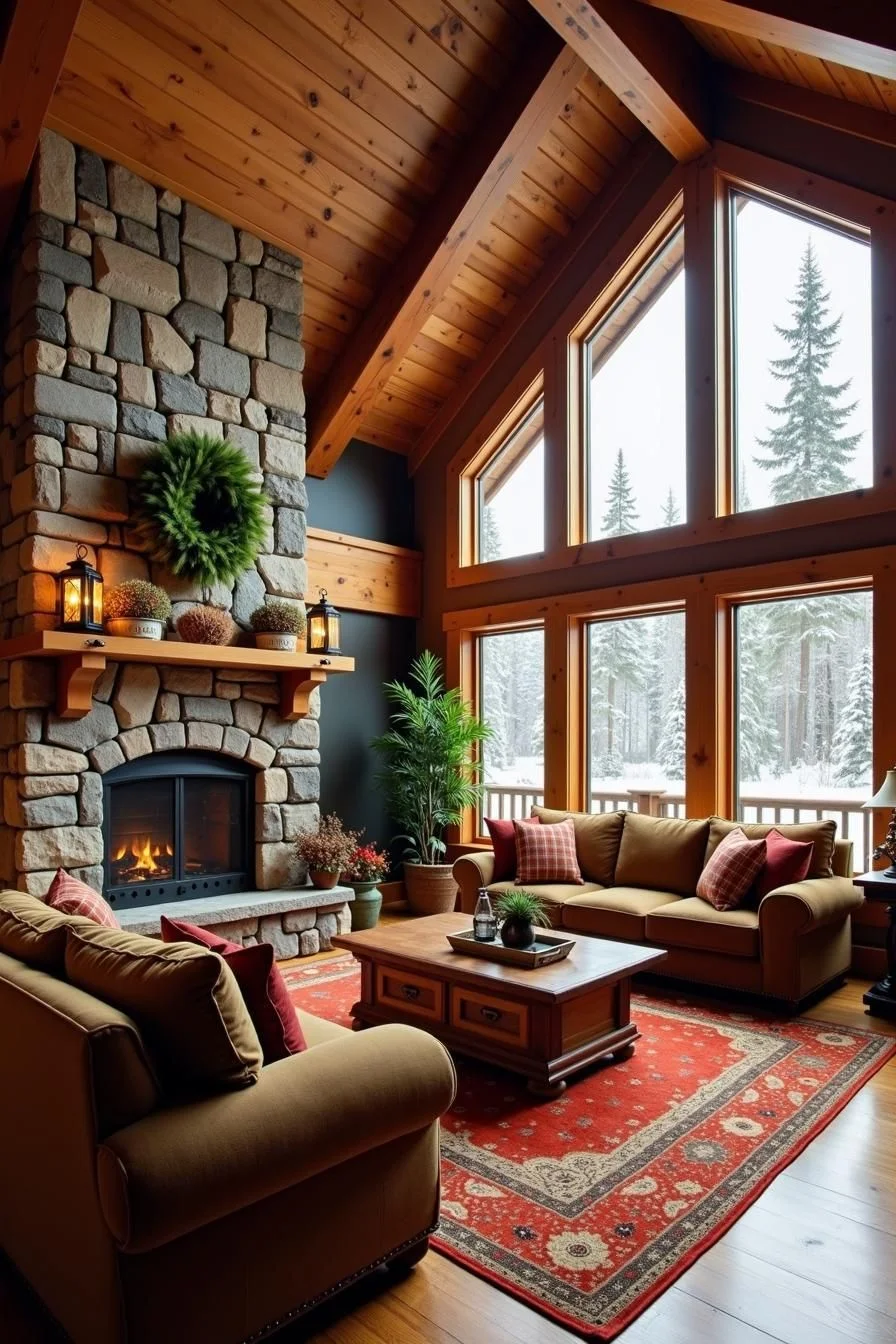Timber Calm in the Lodge Lounge