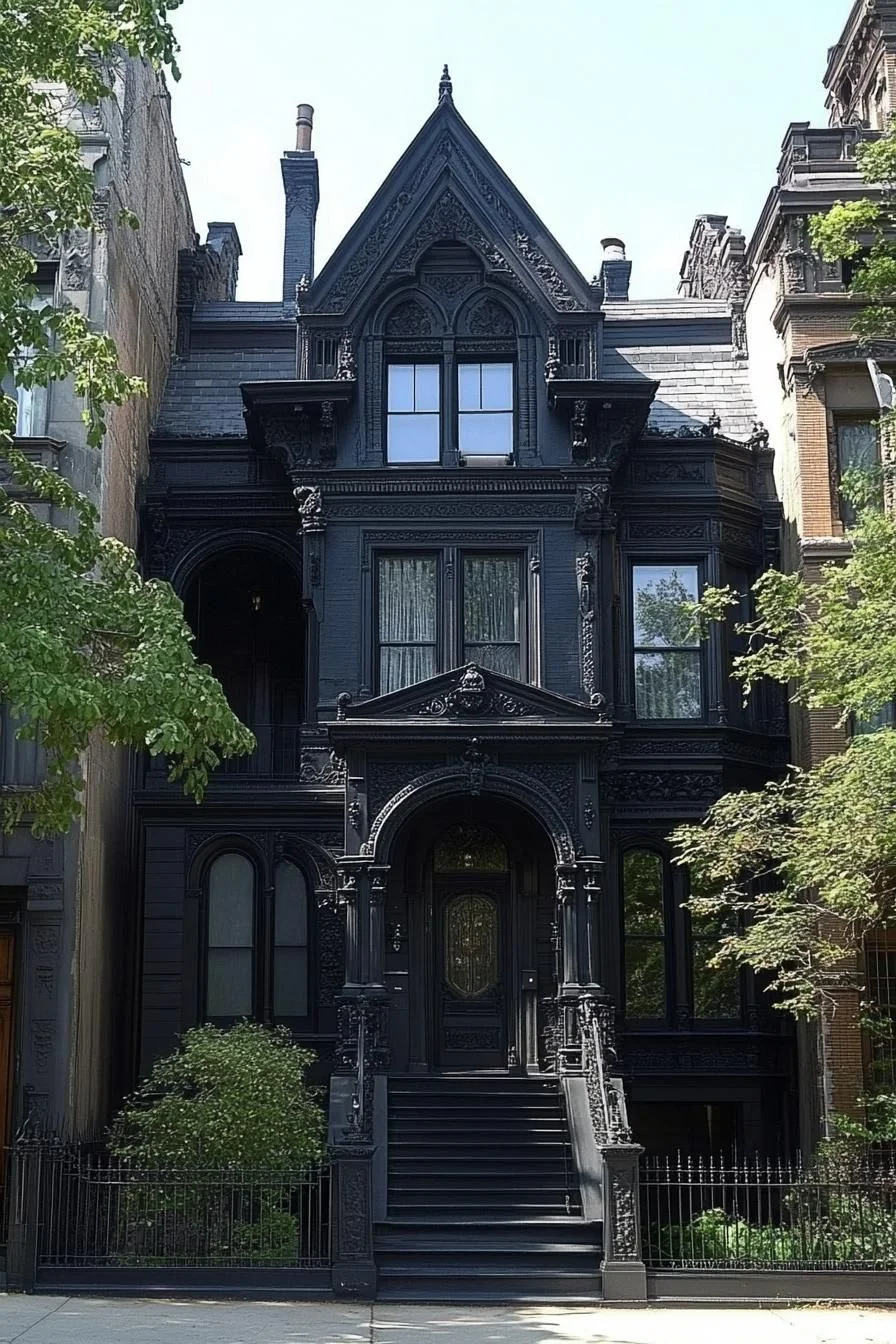 A Midnight Manor of Mysterious Elegance and Charm