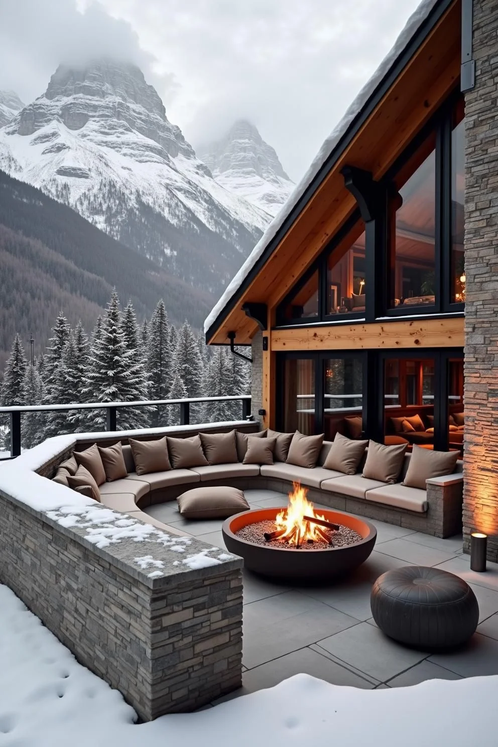 A Hearthside Cabin with Mountain Views