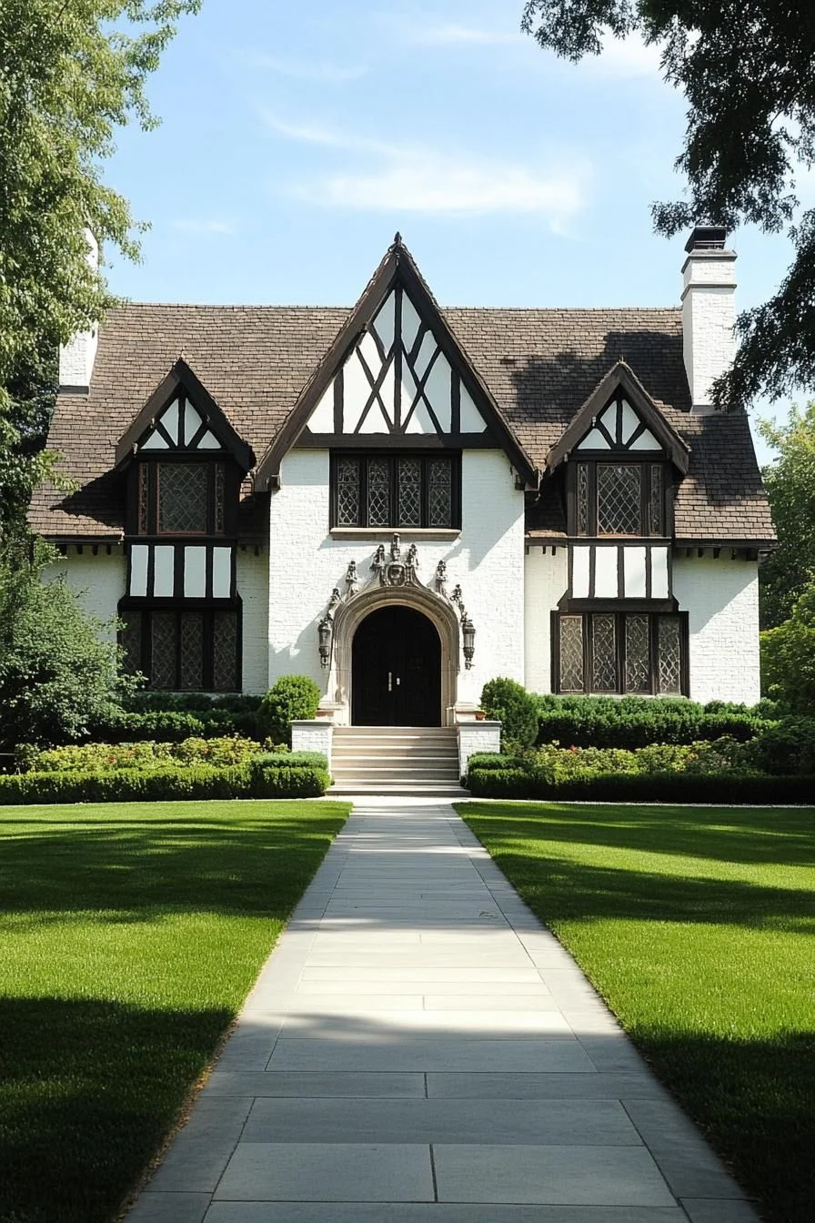 A Modern Tudor Tale Told in Gables