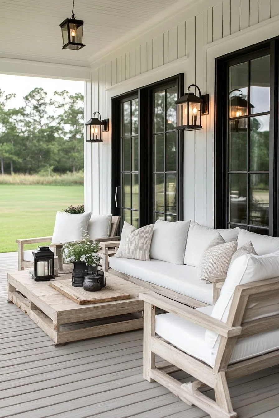 The Ultimate Farmhouse Porch Setup