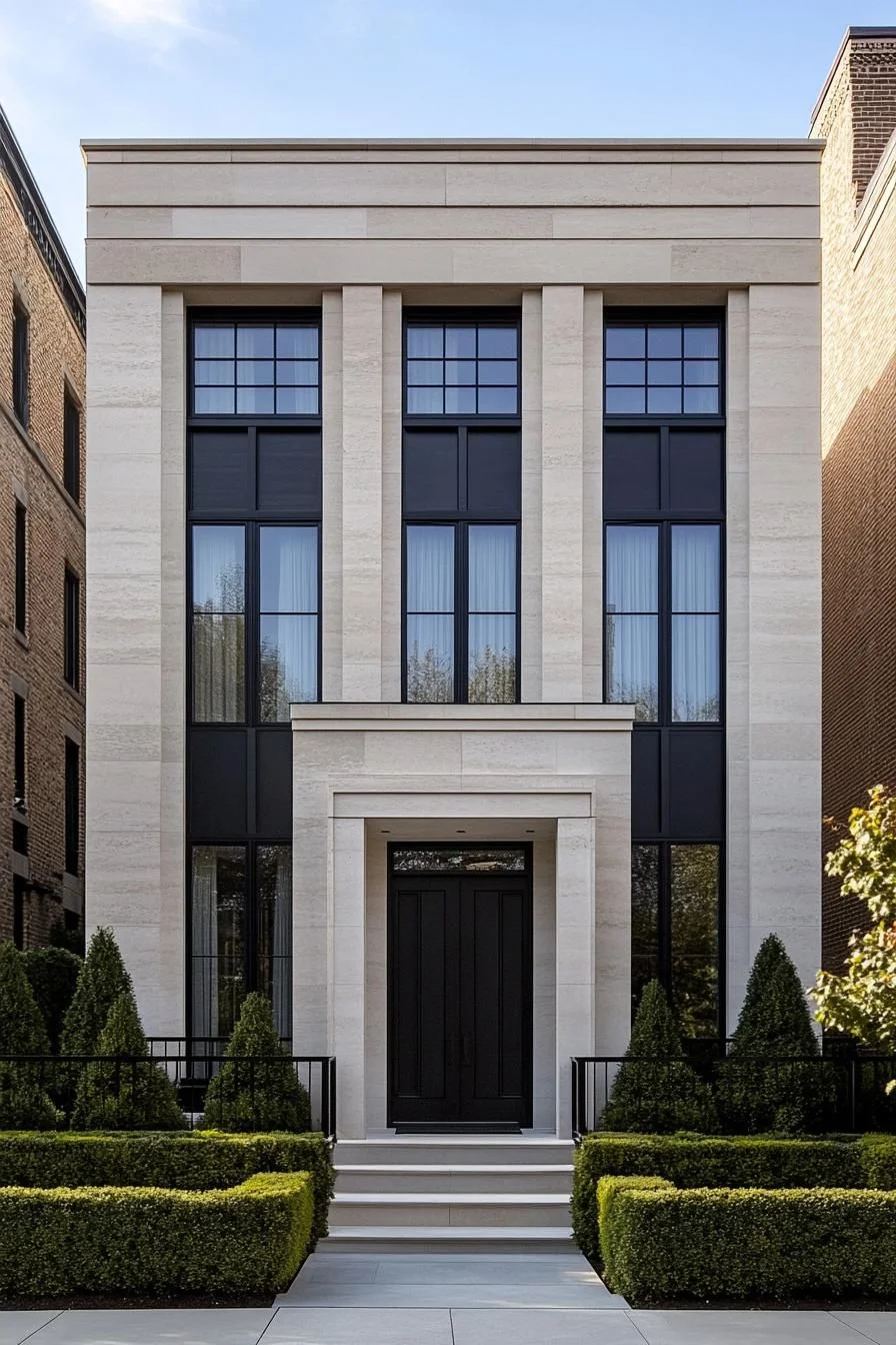 Sophisticated Urban Fortress With Sleek Lines