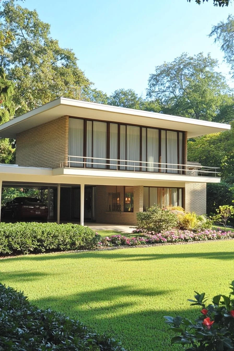 Angular Lines in a Garden Setting