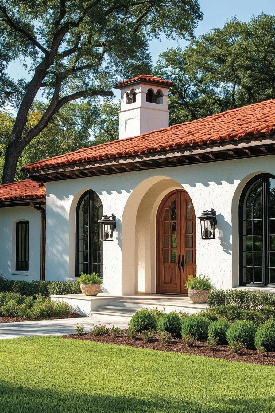A Bungalow Framed by Terracotta