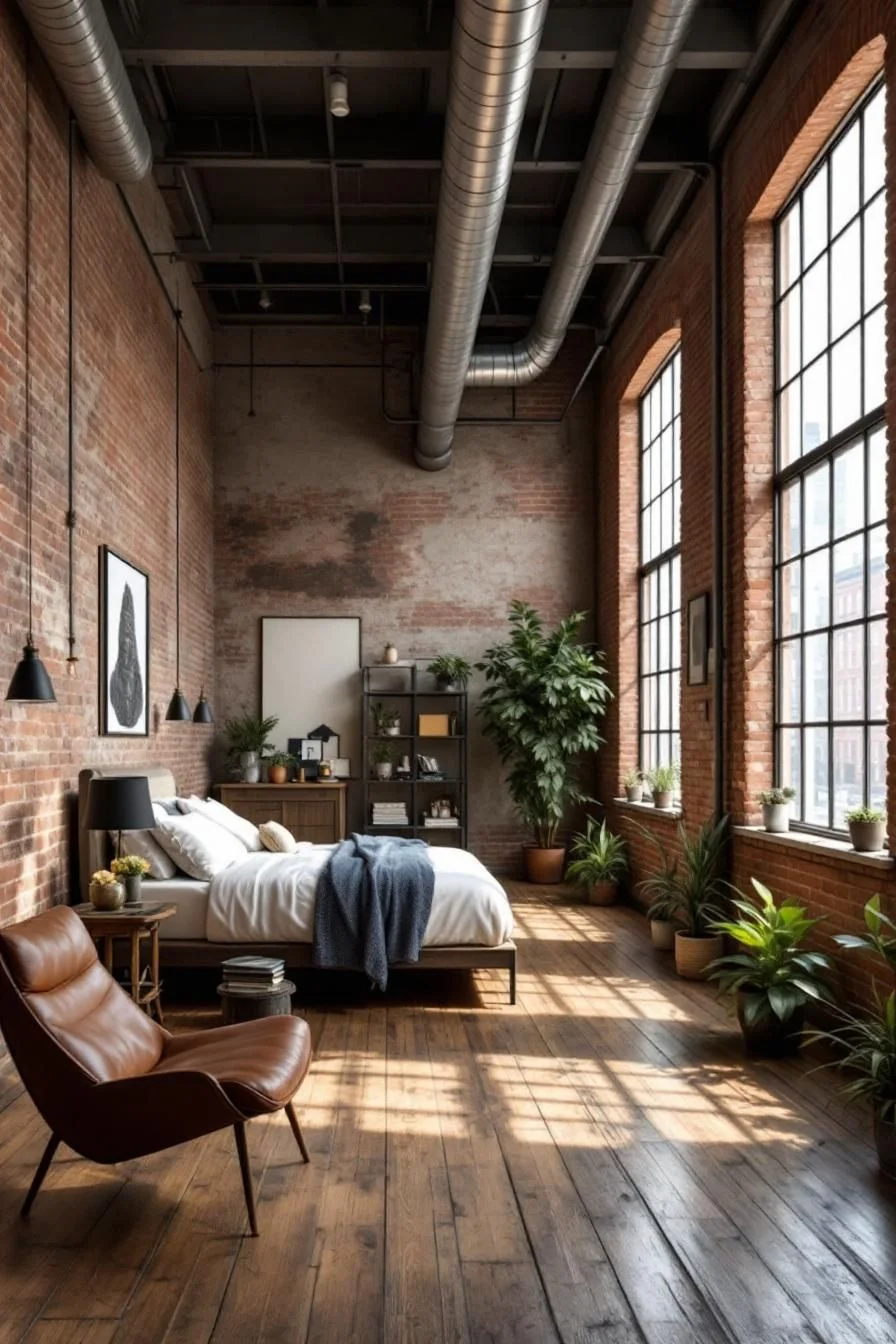 Bold Brick Loft Awakening