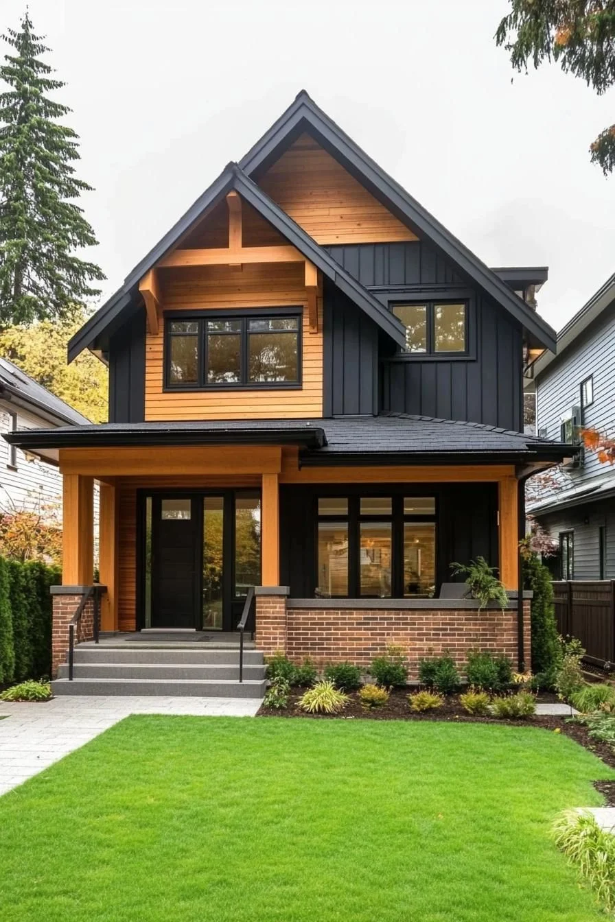 A Showstopping Black House Design