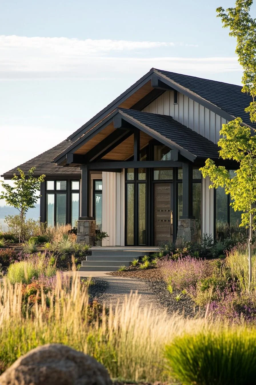 Elegant Rancher at Nature's Doorstep