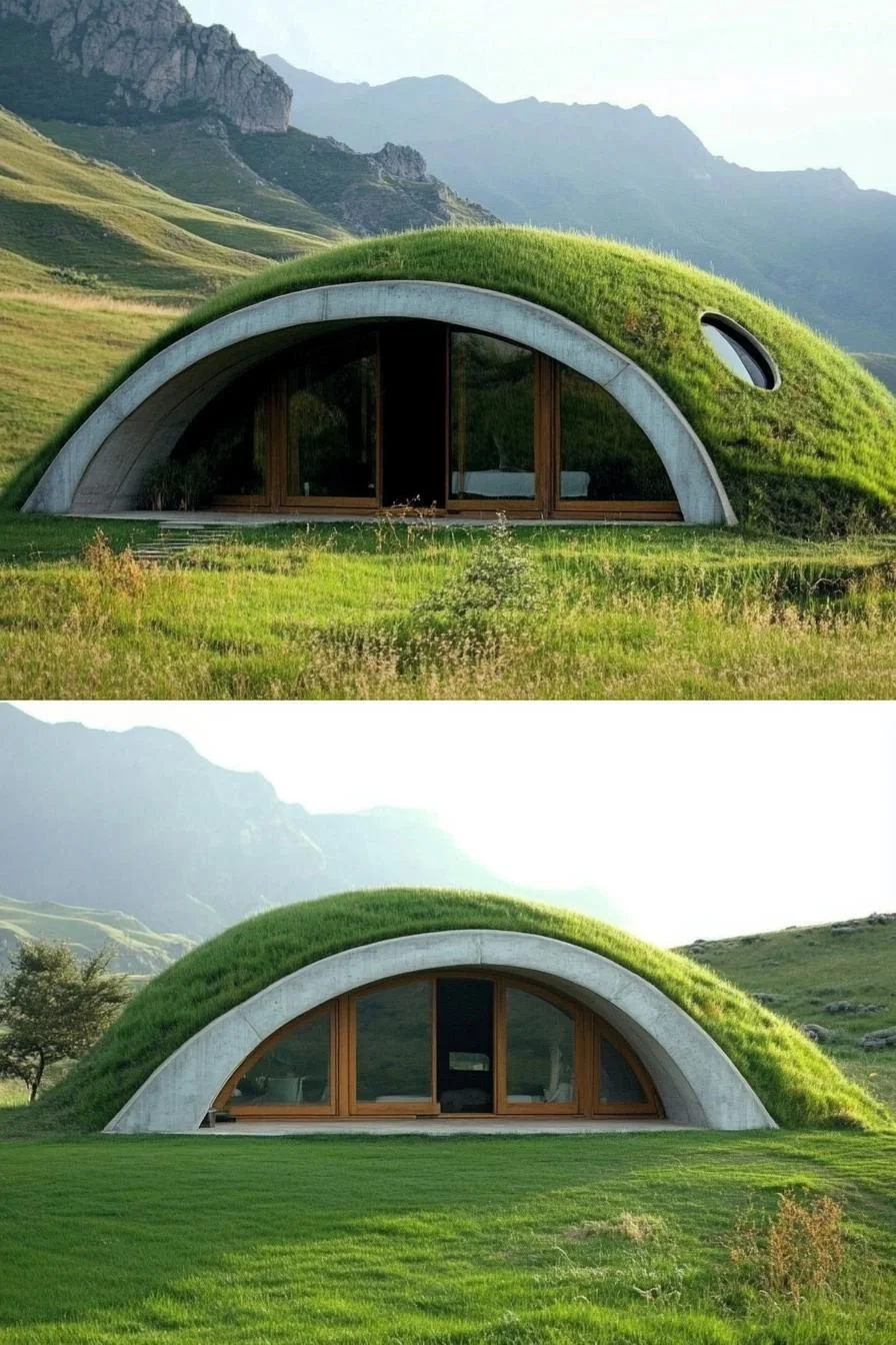 Domes Covered in Grass - photo 4