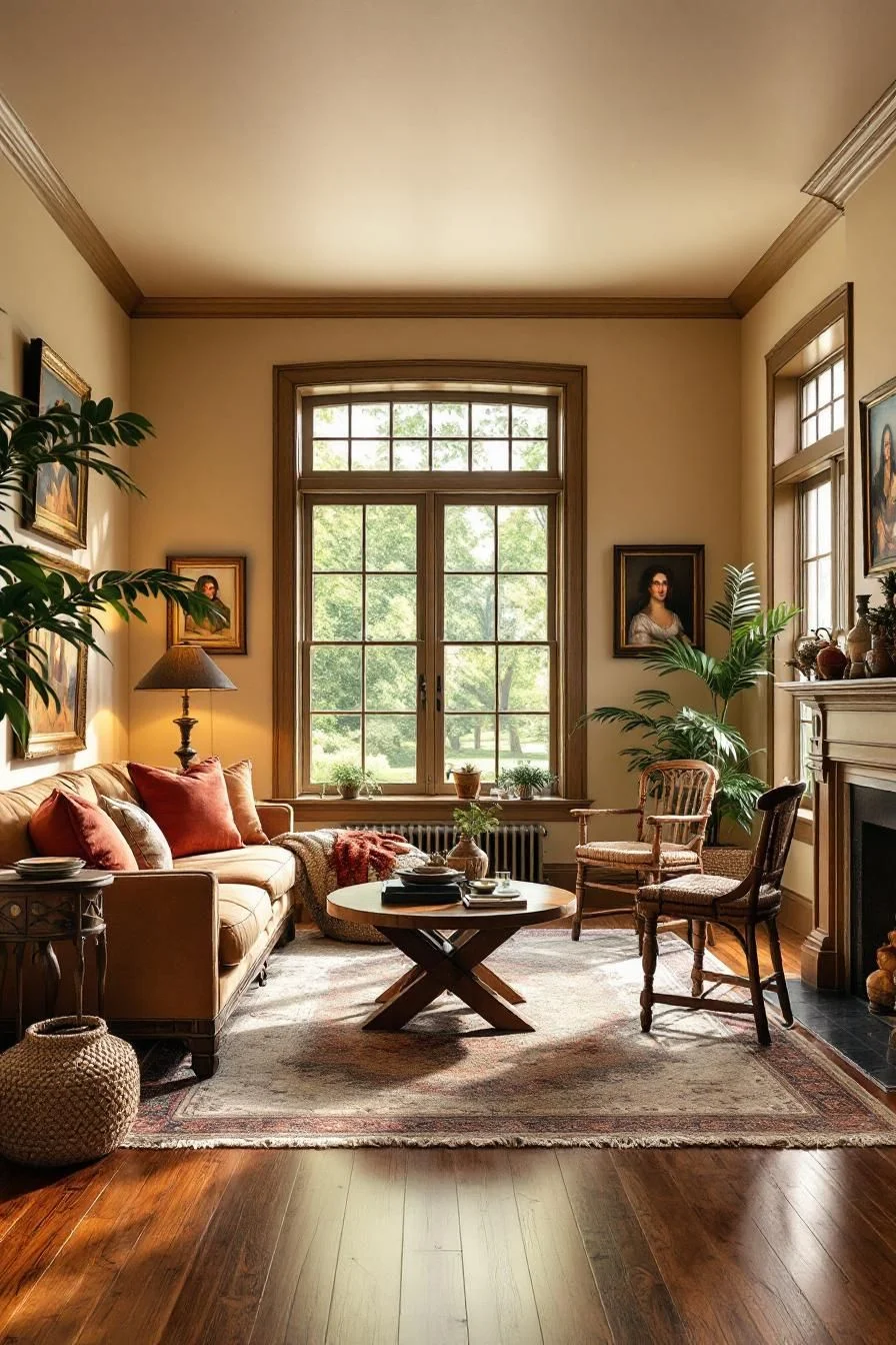 Sunlit Corners with Colonial Charm