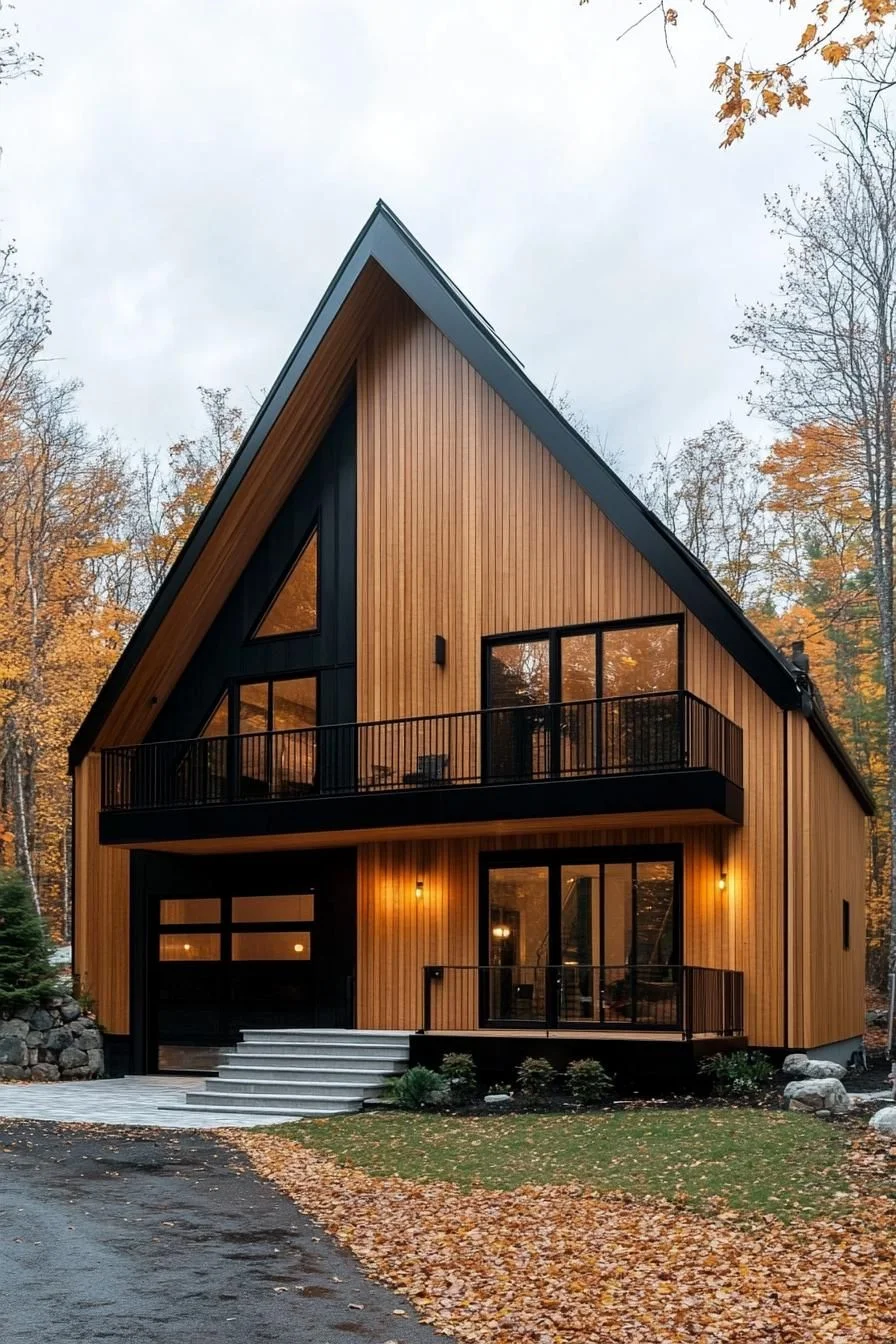 A Bold Triangle-Shaped Split Level