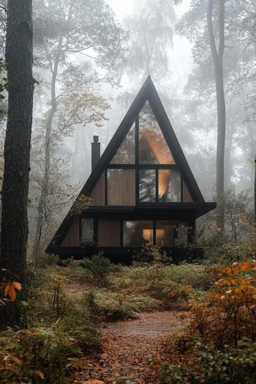 Classic A-Frame Timber Cabin Design - photo 4