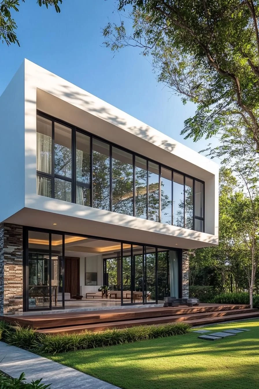 A Glasshouse-Style Thai Home Design
