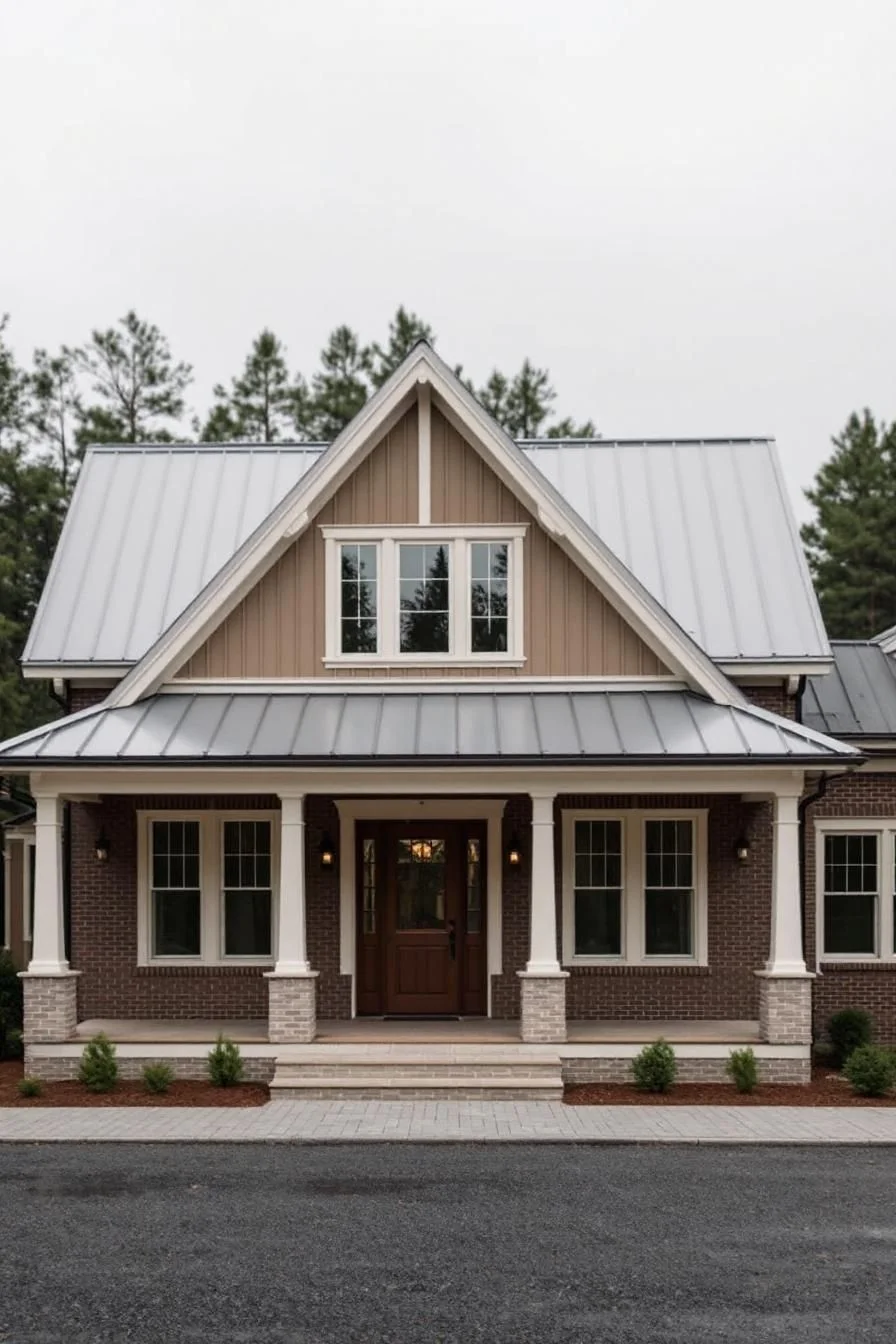 A Chic Cottage Farmhouse with a Lively Porch