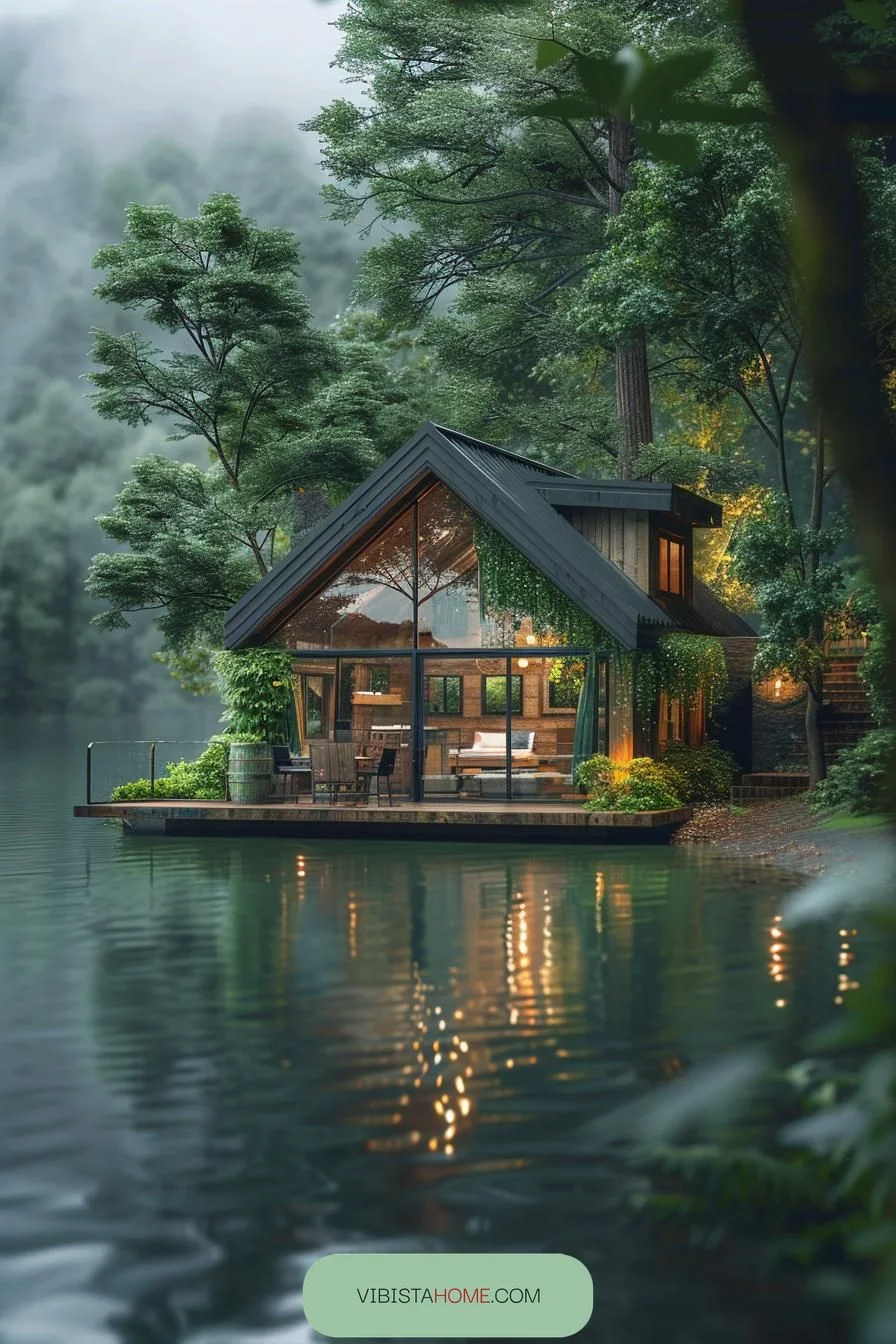 1. Glass Mini Cabin by the Lake - photo 2