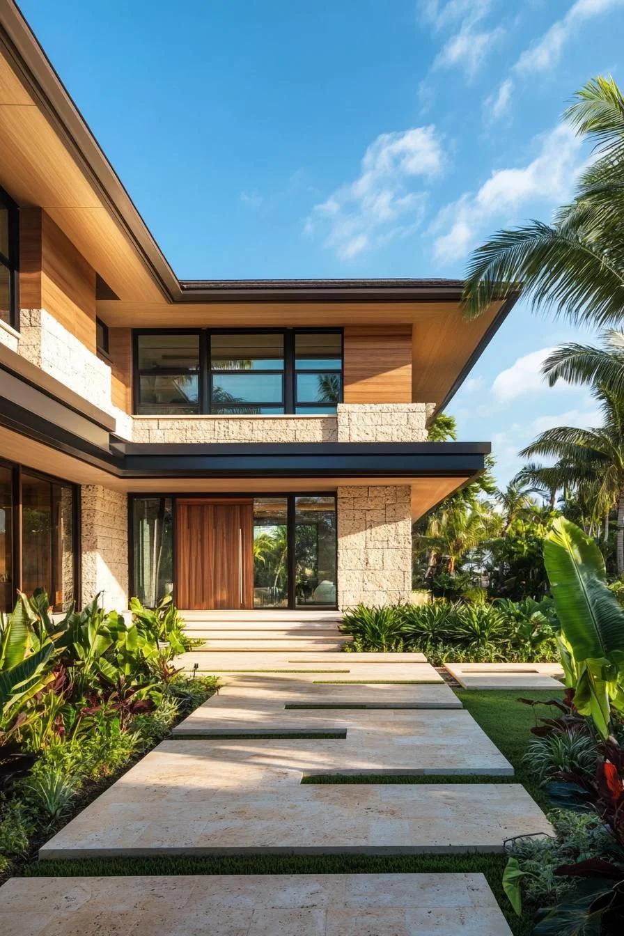 An Archway Into Tropical Living