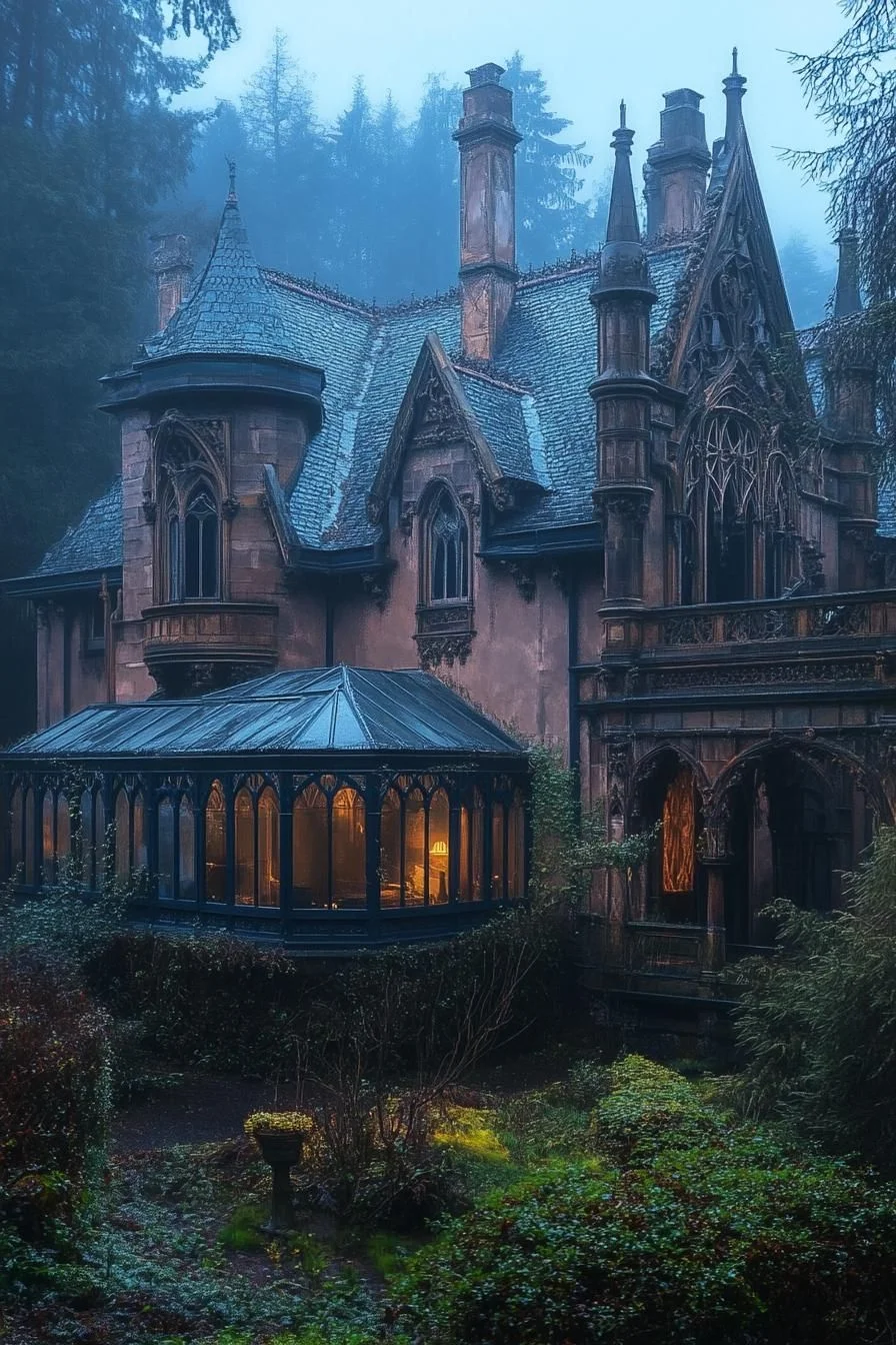 A Grand Gothic Residence
