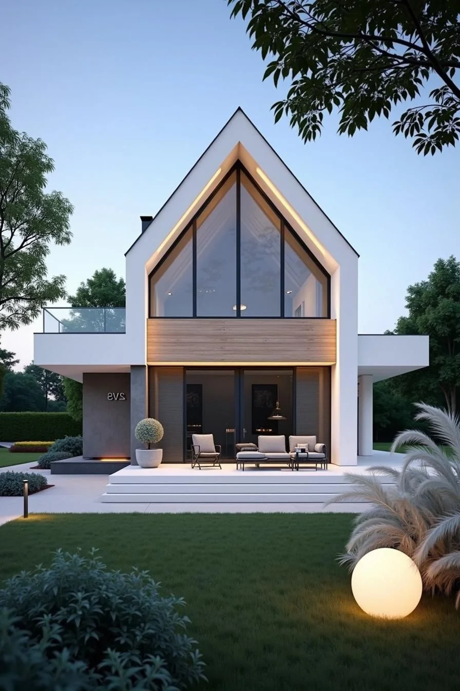 Calm, Modern Take on the A-Frame