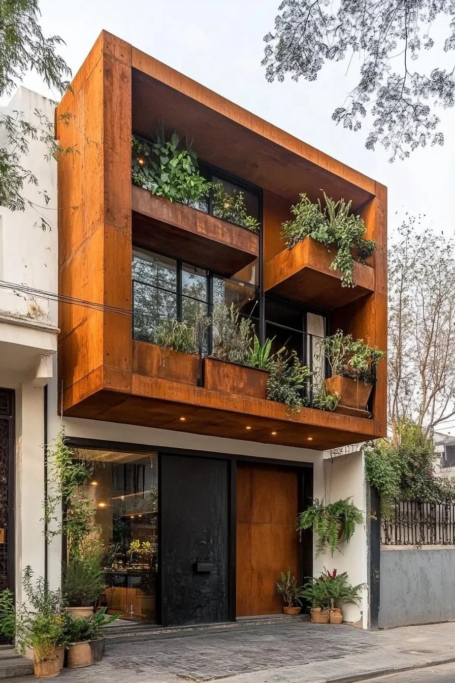Rusty Chic in an Urban Jungle Setting