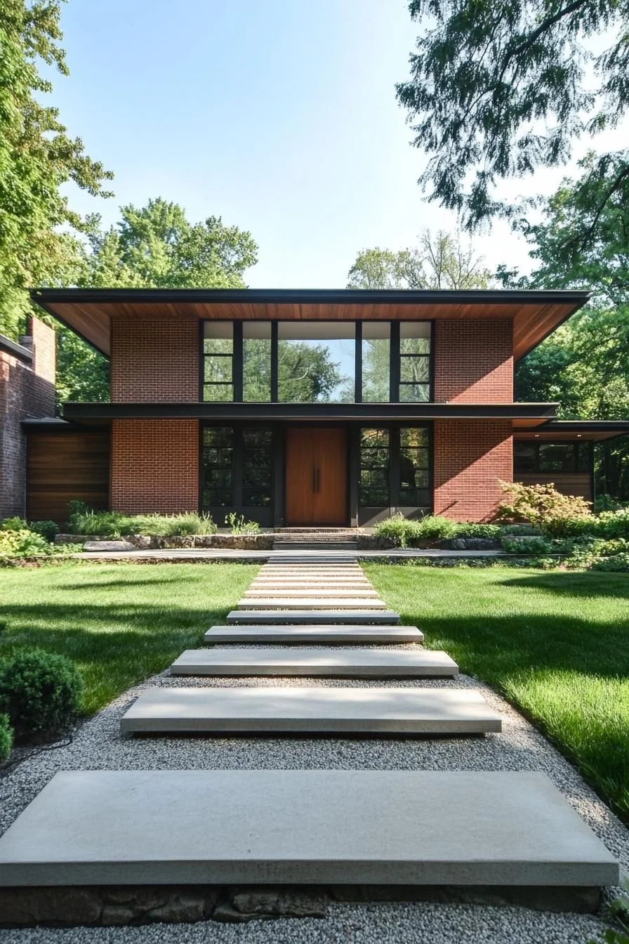 Sunlit Simplicity in Brick Design