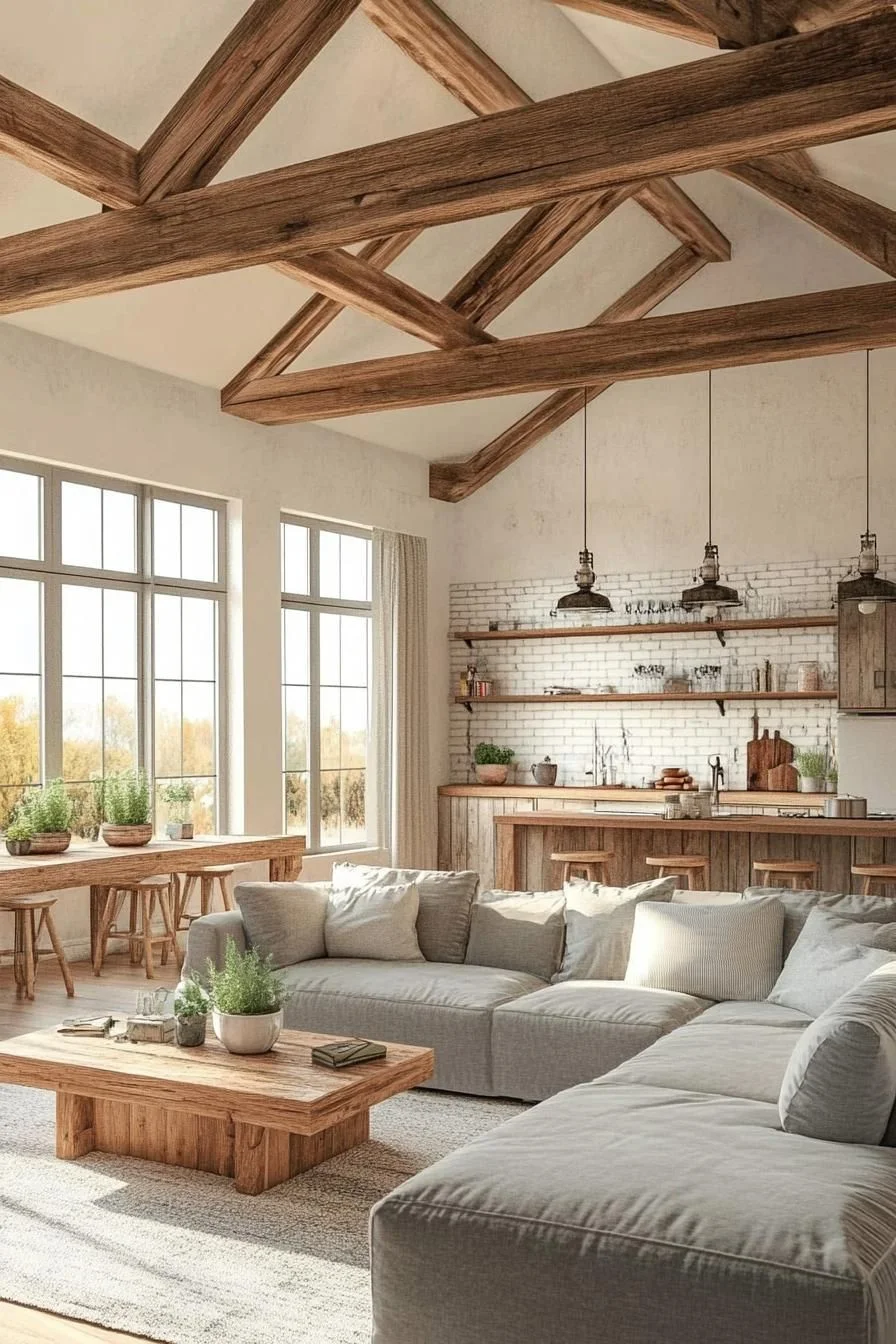 A Loft Built Around Natural Wood