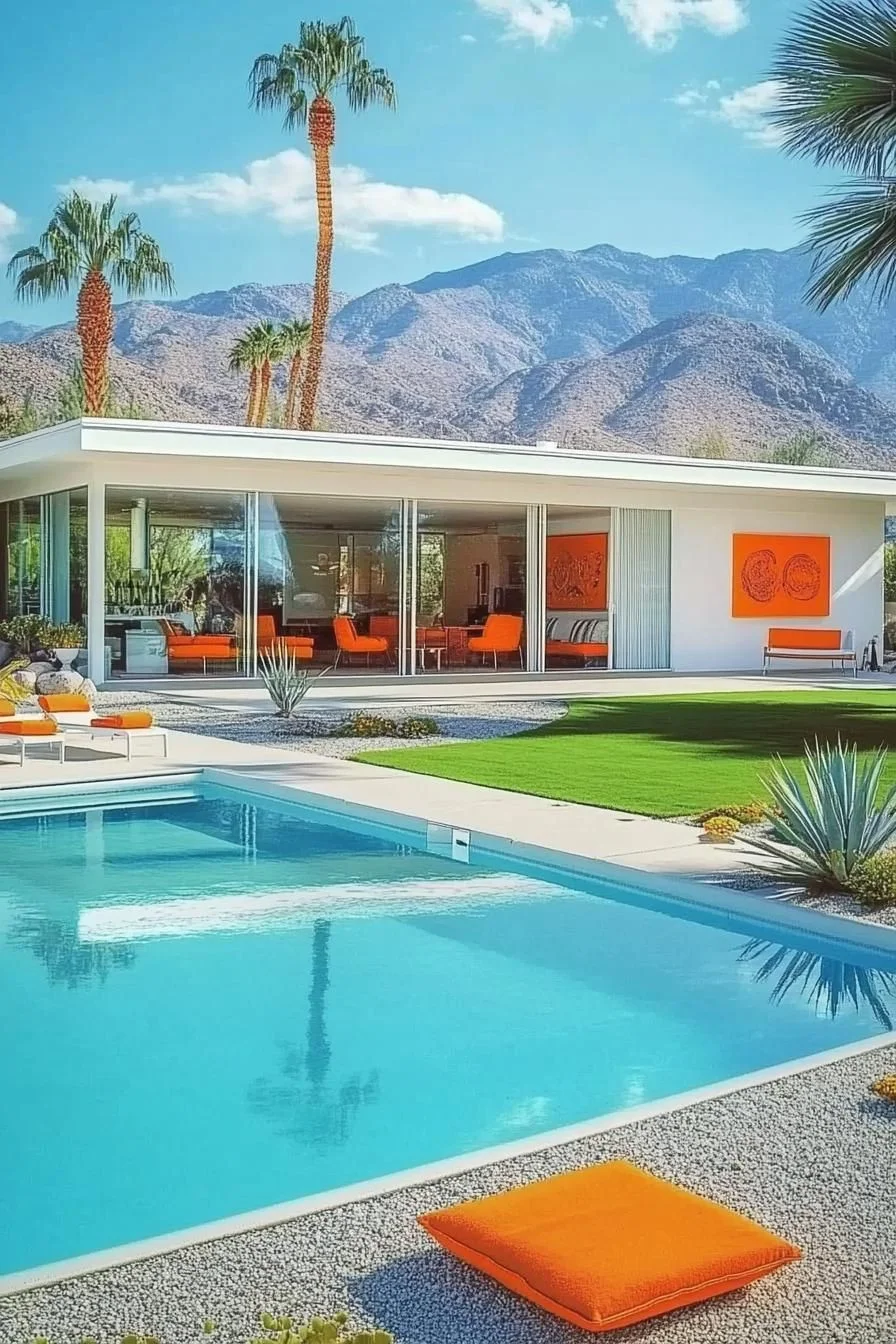 A Poolside Retreat Full of Sunshine