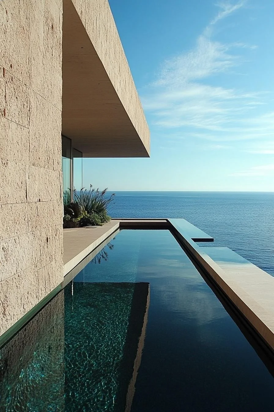 LED-Lit Pool With Geometric Shape - photo 2