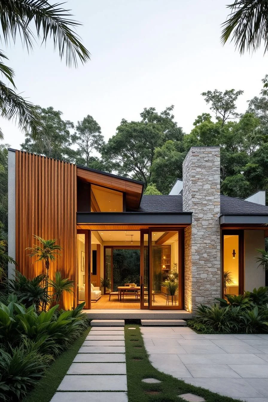 A Glam Tropical Shack Welcome