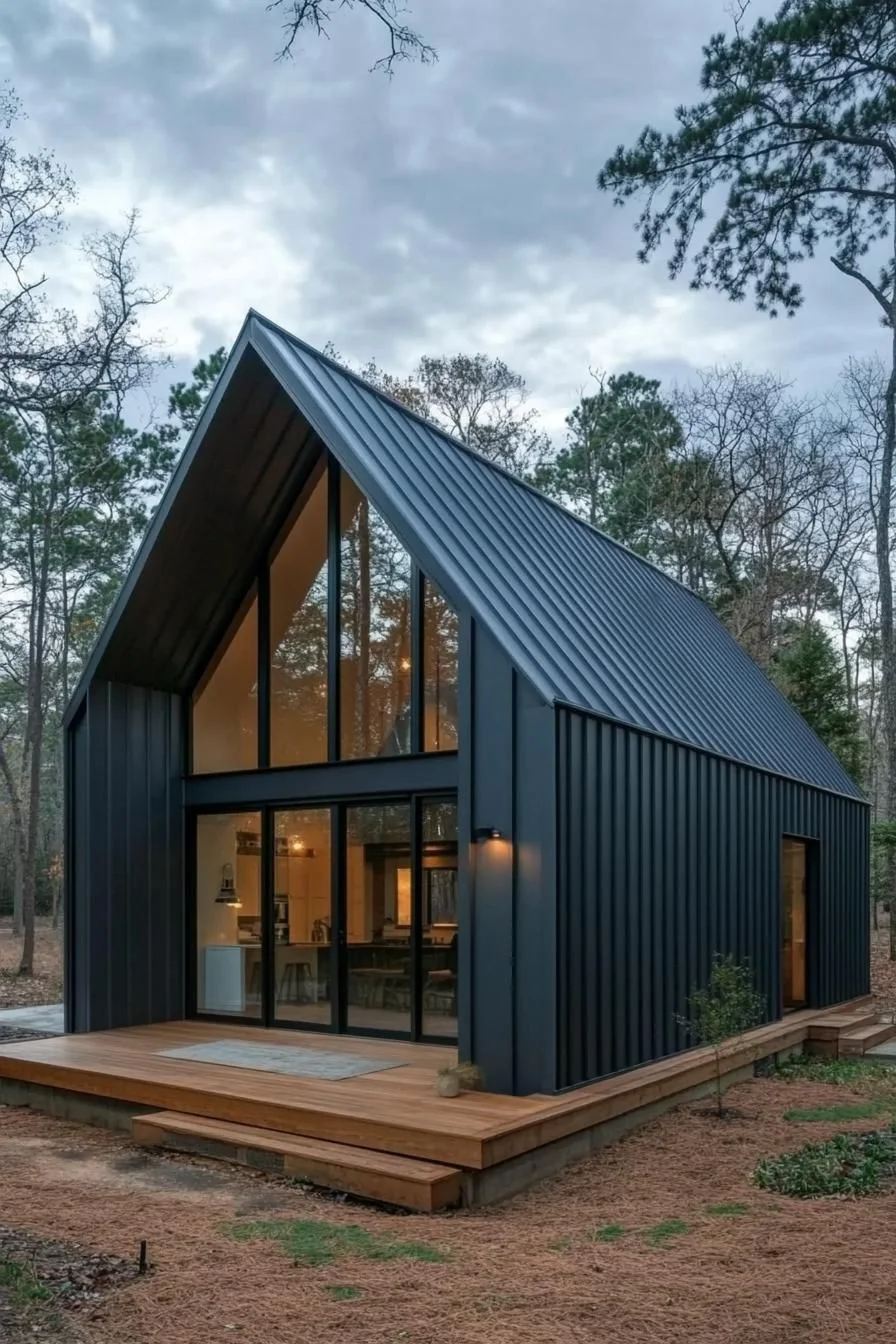 Chic Steel Chalet Design