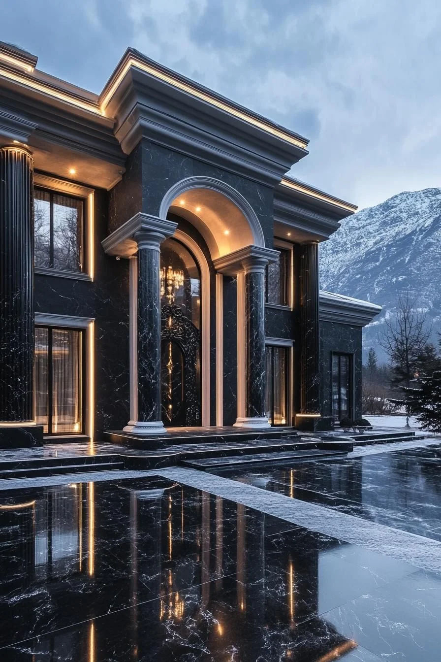 Marble Mansion in the Mountains