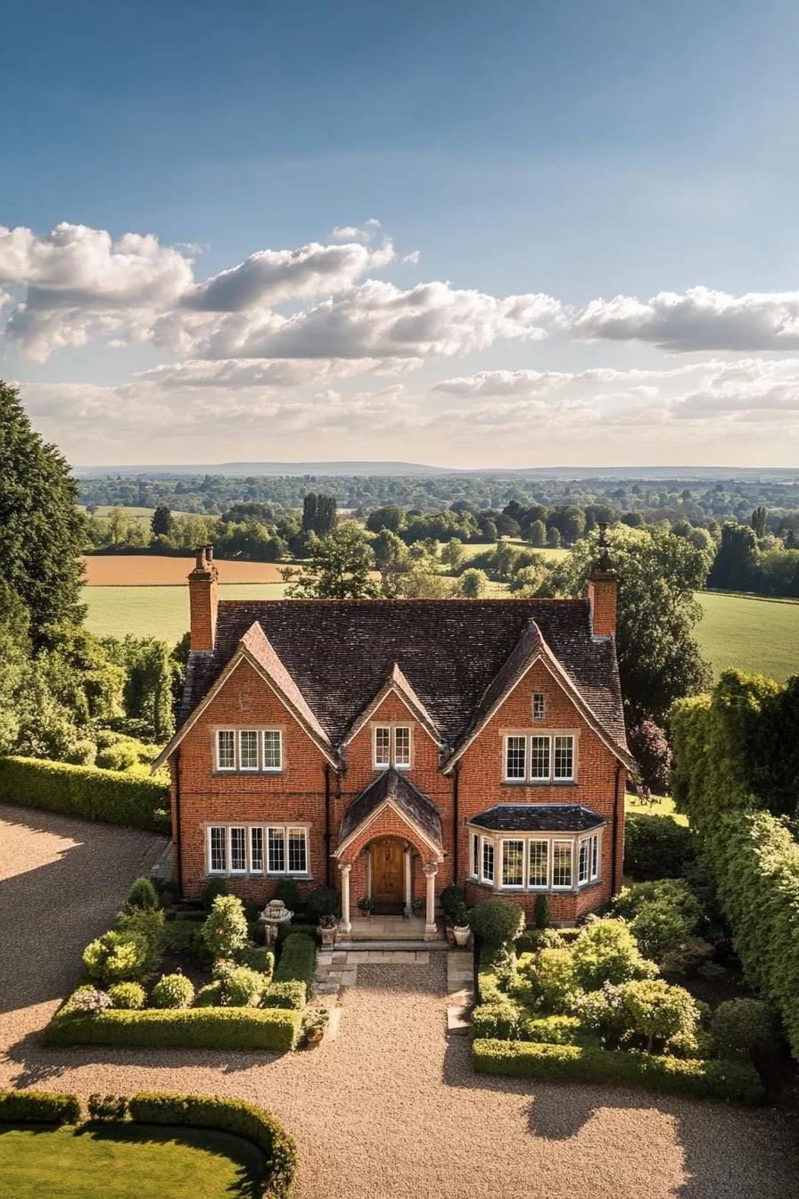 A Cheerful Manor in the Meadows