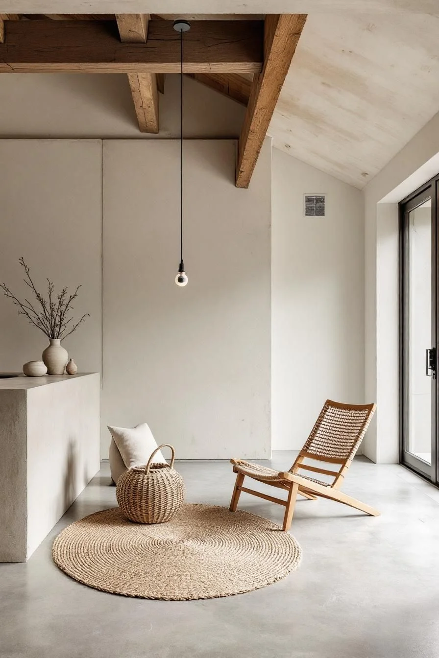 Cozy Woven Textures in Modern Wabi Sabi