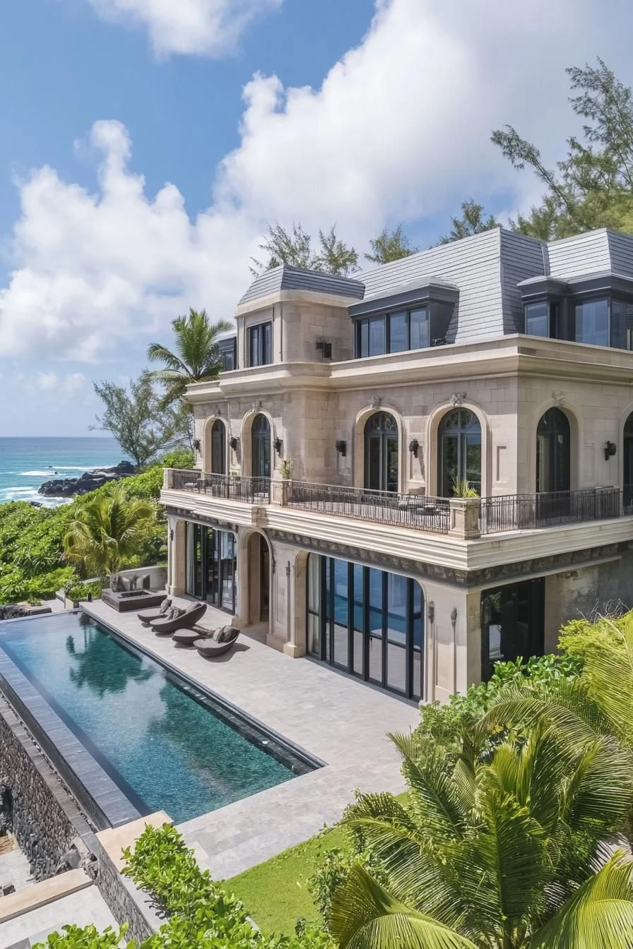 Bayfront Home With Blue Waters