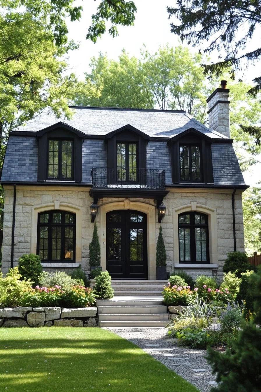 Small Stone Cottage With Elegant Details