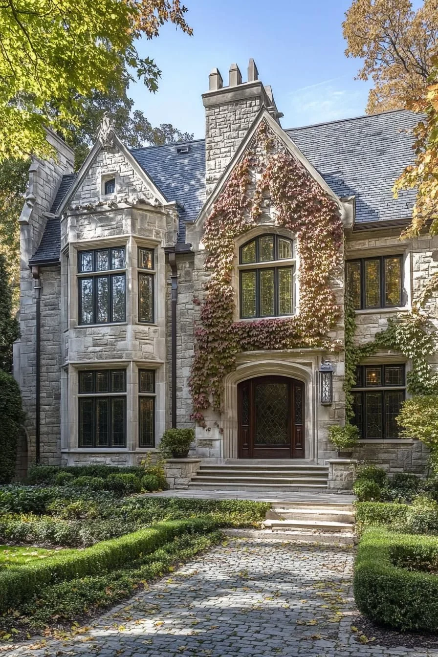 Ivy-Covered Manor With Old-Fashioned Charm