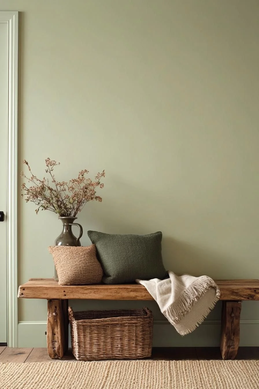 Sage Wall Bench Nook