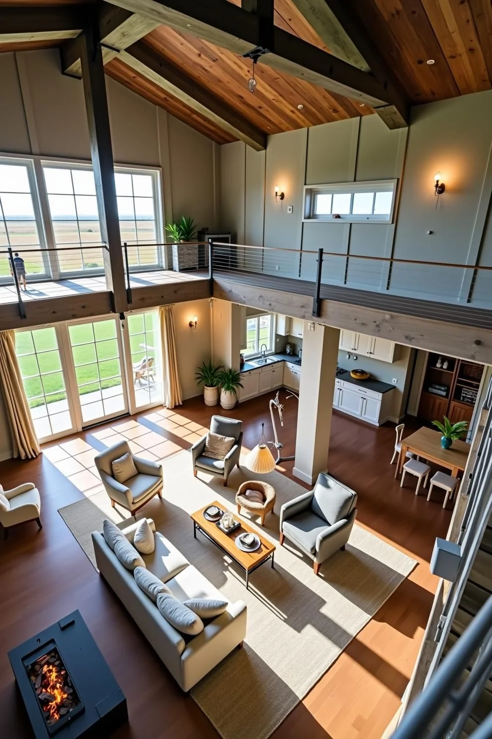 Sunlit Loft With Grand Proportions