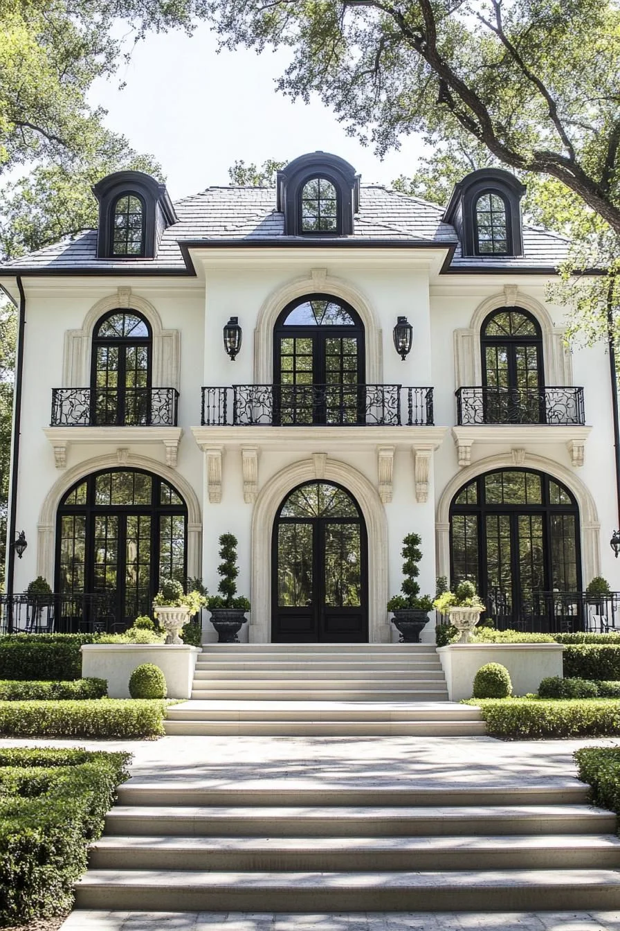 Architectural Gem With Wrought Iron Details
