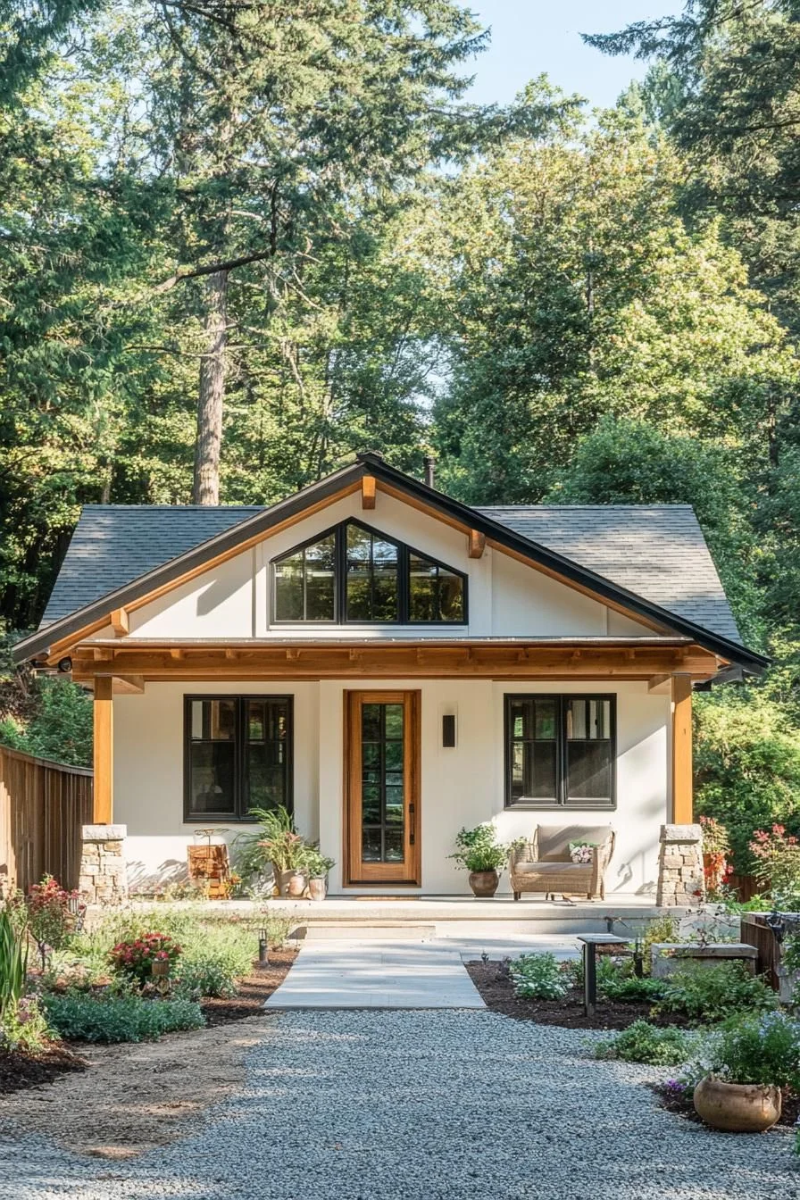 Tiny Cottage With a Porch Swing