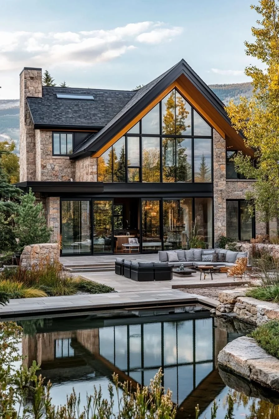 Majestic Stone Cottage by the Pond