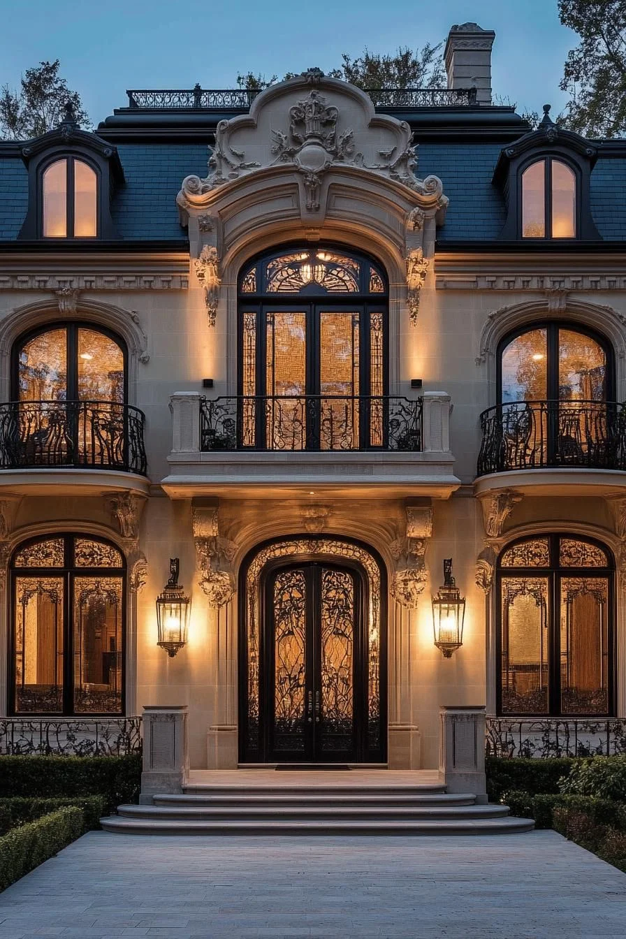 Grand Front Door Design