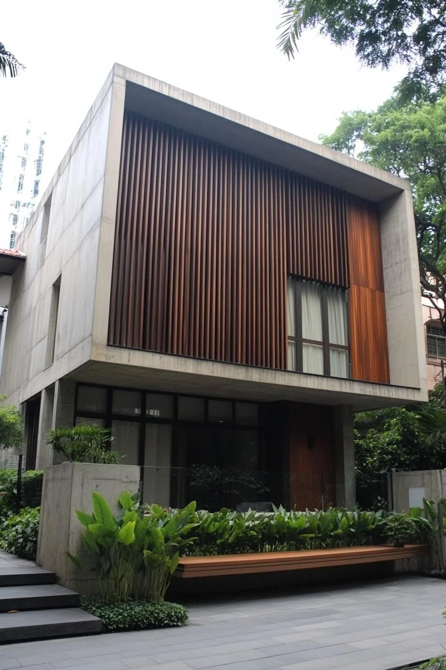 Concrete Facade with Character