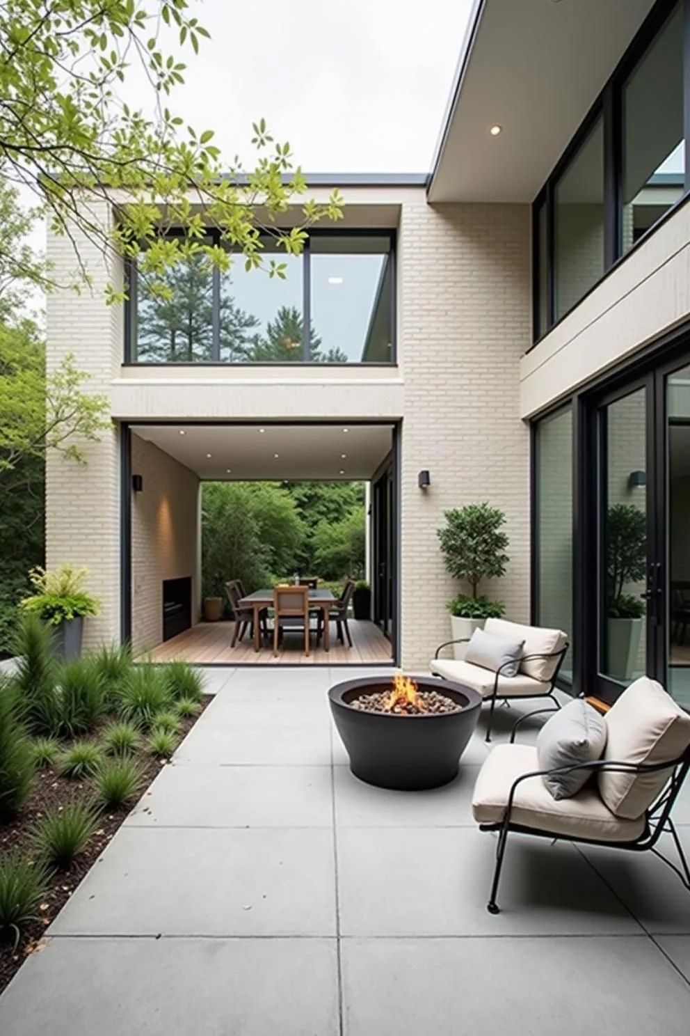 Cozy Contemporary Courtyard Ranch