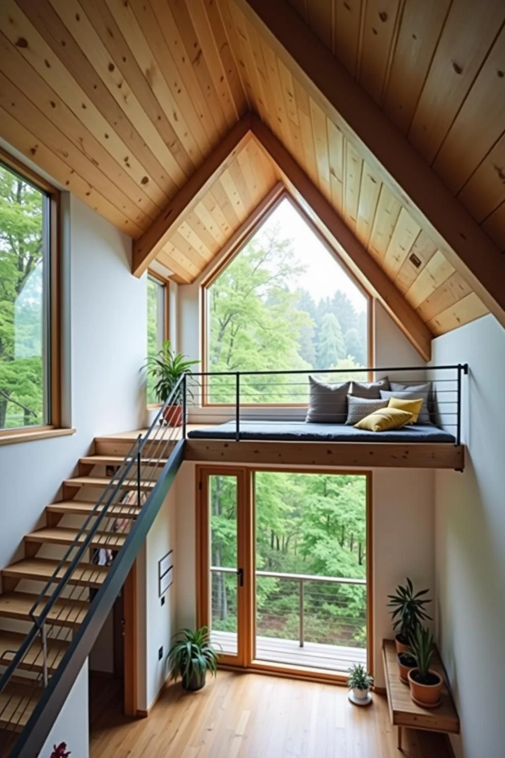 Modern Loft With a Treehouse Feel